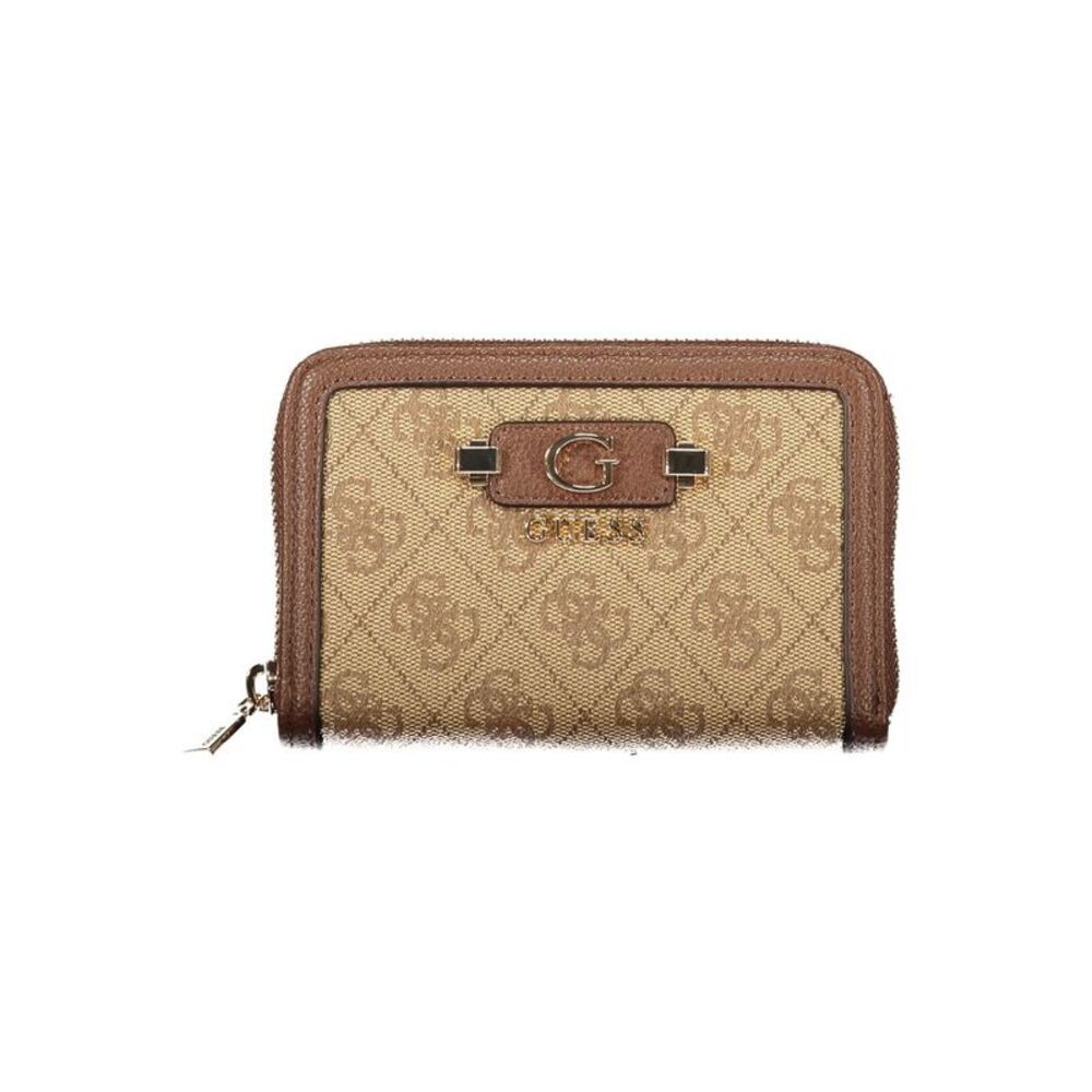 Guess Jeans Beige Polyurethane Women Women's Wallet